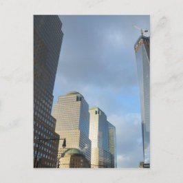 Wolkenkratzer der New Yorker Postkarte