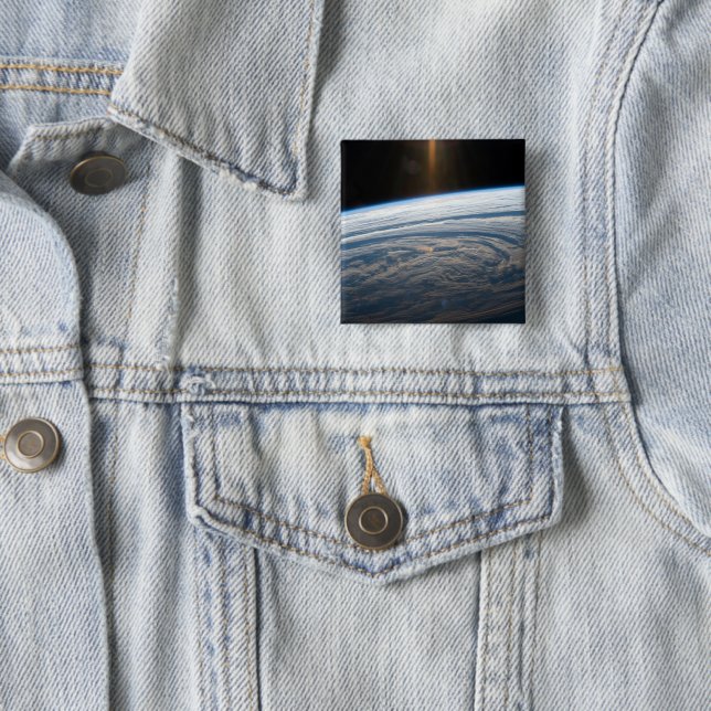 Wolkenkratzer im Südindischen Ozean. Button (Beispiel)