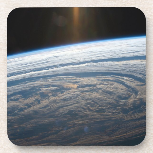 Wolkenkratzer im Südindischen Ozean. Getränkeuntersetzer (Vorderseite)