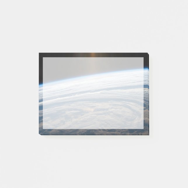 Wolkenkratzer im Südindischen Ozean. Post-it Klebezettel (Vorderseite)