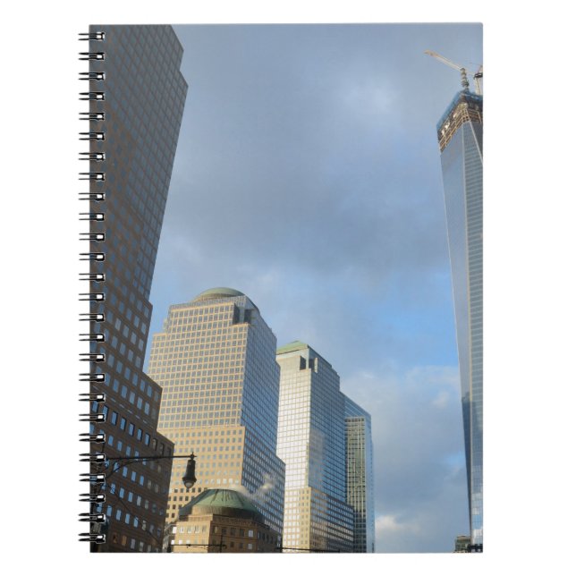 Wolkenkratzer in New York Notizblock (Vorderseite)