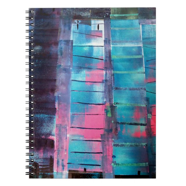 Wolkenkratzer Notizblock (Vorderseite)