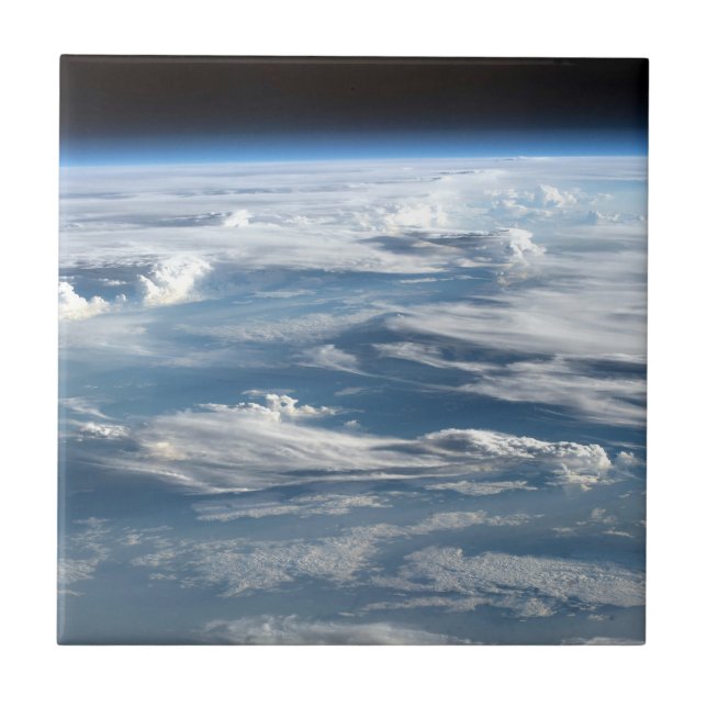 Wolkenkratzer über Sudan Fliese (Vorderseite)