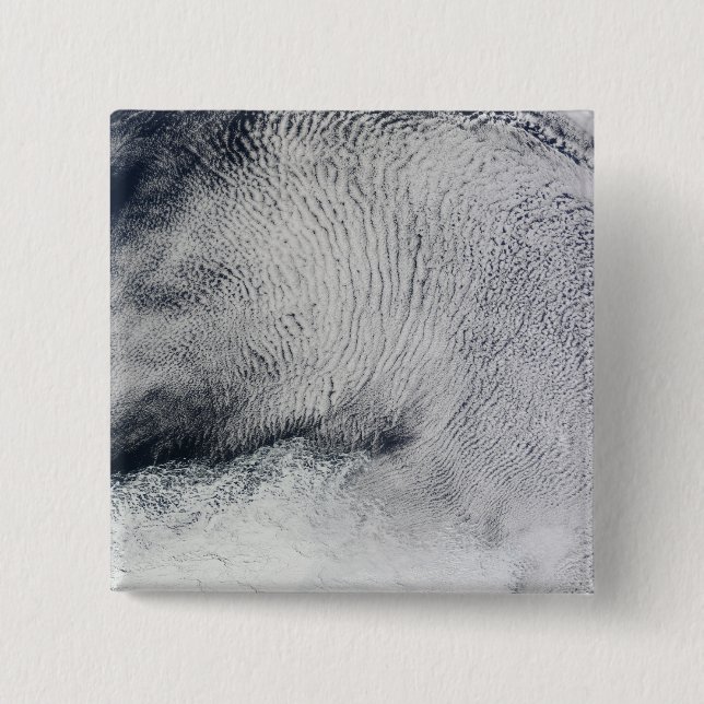 Wolkenkratzer und Meereis im südlichen Ozean Button (Vorderseite)