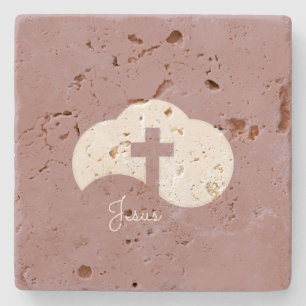 Wolkenkreuz Steinuntersetzer