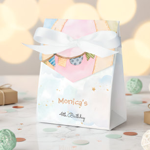 Wolkenluftballons Kindergeburtstag Geschenkschachtel