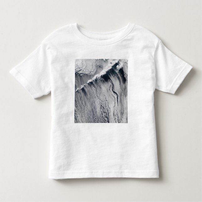 Wolkenmuster, die über der Aleutianinsel sichtbar  Kleinkind T-shirt (Vorderseite)