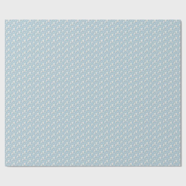 Wolkenmuster  geschenkpapier (Flach)
