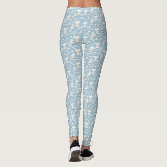 Wolkenmuster  leggings (Rückseite)