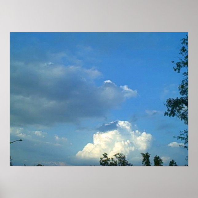 Wolkenposter Poster (Vorne)