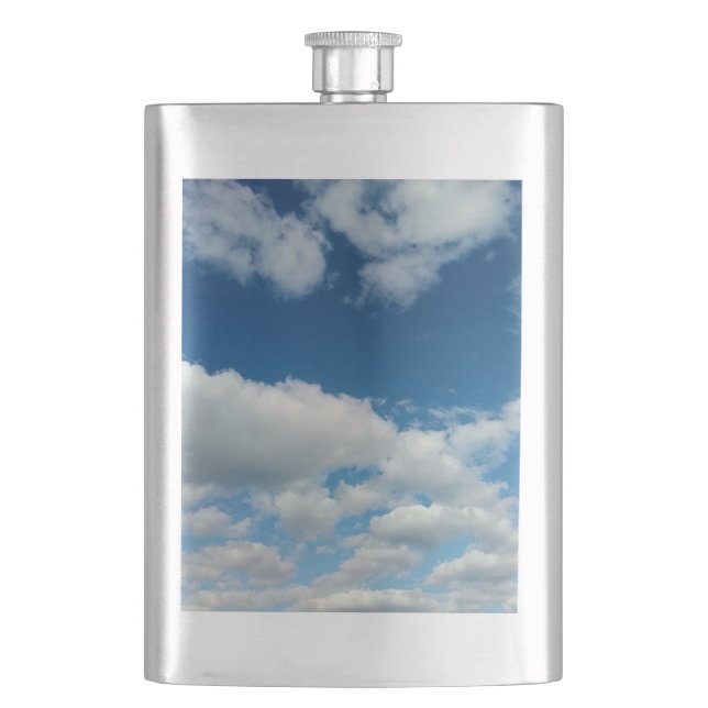 Wolkenschichten Flachmann (Vorderseite)
