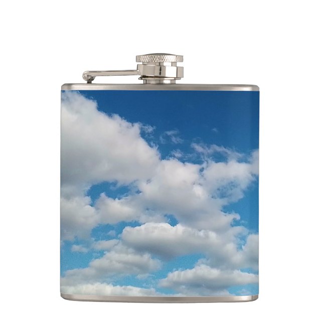 Wolkenschichten Flachmann (Vorderseite)