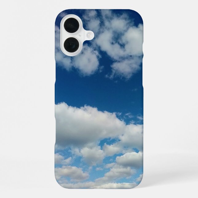 Wolkenschichten iPhone Hülle (Rückseite)
