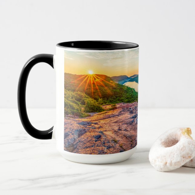 Wolkensee Porcupine Berge Tasse (Mit Donut)