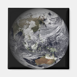 Wolkensimulation der vollen Erde Magnet