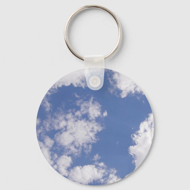 Wolkenstern - Wolken Schlüsselanhänger (Vorderseite)