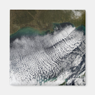 Wolkenstraßen im Golf von Mexiko Magnet