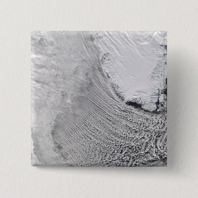 Wolkenstrassen im Labrador-Meer Button (Vorderseite)
