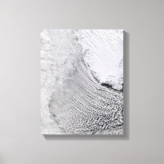 Wolkenstrassen im Labrador-Meer Leinwanddruck (Vorderseite)