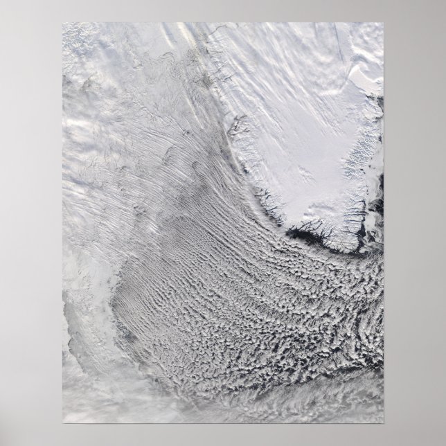 Wolkenstrassen im Labrador-Meer Poster (Vorne)