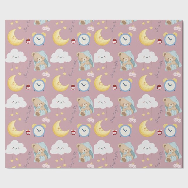 Wolkentraumlandschaft  geschenkpapier (Saum)