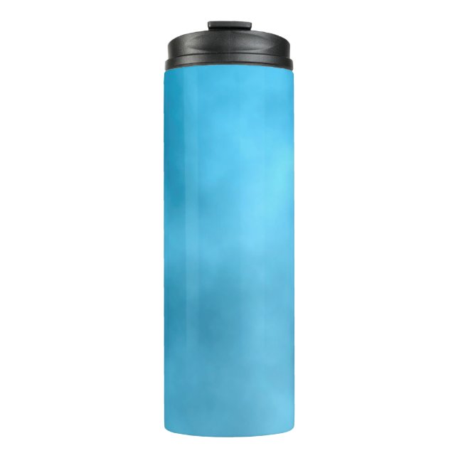 Wolkenuntergrundschmutztextur Thermosbecher (Vorderseite)