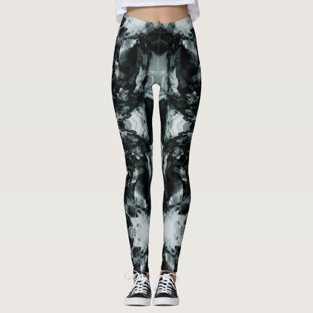 Wolkenverzerrungen 4 leggings (Vorderseite)