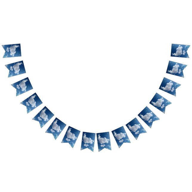 Wolkenwolke Wimpelkette (Alle)