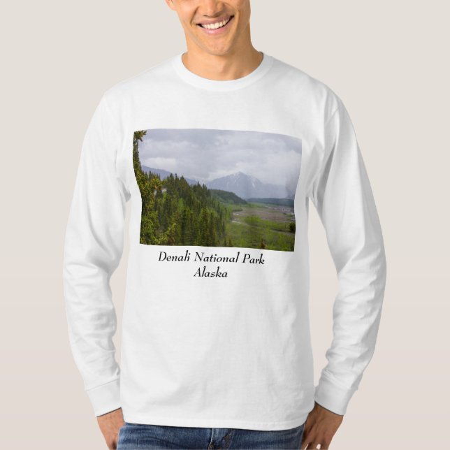 wolkig in Denali T-Shirt (Vorderseite)