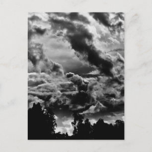 wolkiger Abend Postkarte
