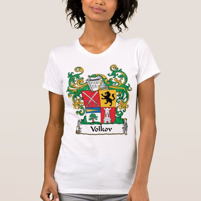 Wolkow-Familienwappen T-Shirt (Vorderseite)