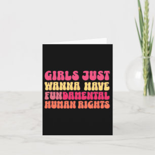 Woll einfach, eine Feministin für Grundrechte zu h Karte