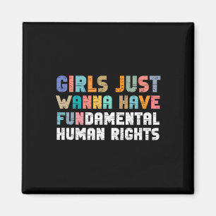 Woll einfach, Grundrechte-Feminis zu haben Magnet