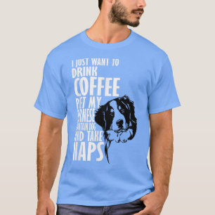 Woll einfach Kaffee Pet Bernese Mountain Dog Na T-Shirt