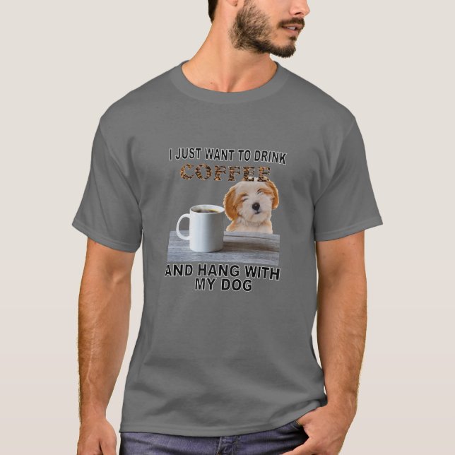 Woll einfach, um Kaffee zu trinken T-Shirt (Vorderseite)