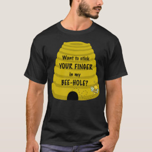 Woll, in meiner Bee-Hole-Premium-Karte den Finger  T-Shirt