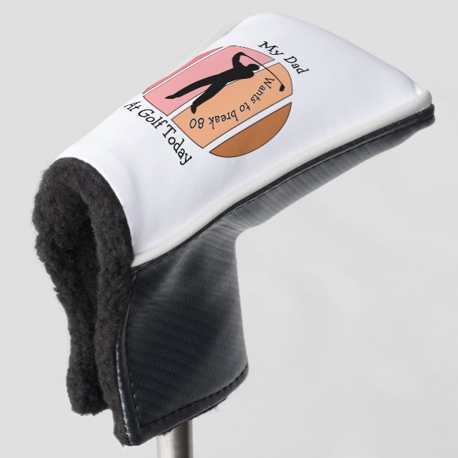 Woll, meine Partitur beim Golf zu brechen Golf Headcover (3/4 Vorderseite)
