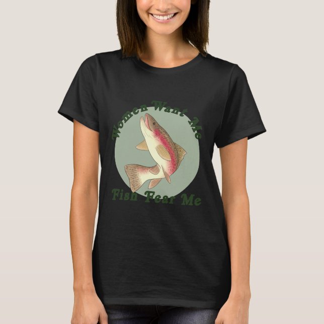Woll mir Fisch Angst mir T-Shirt (Vorderseite)
