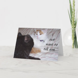 Woll, U I LIEBE U Karte