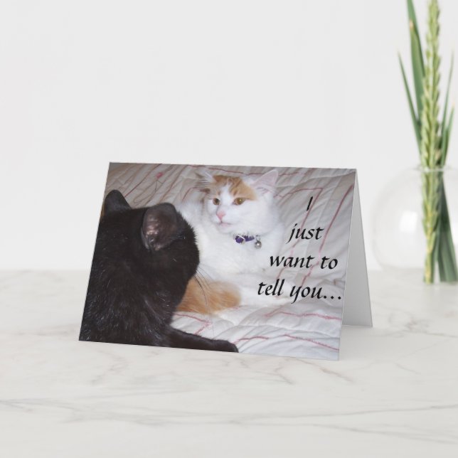 Woll, U I LIEBE U Karte (Vorderseite)