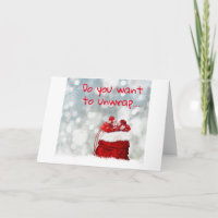 **WOLL ZU UNWRAP-GIFTS ODER DO MISTLETOE**-CHRISTM