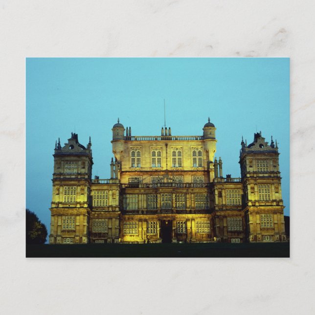 Wollaton Hall, Nottingham, England, Großbritannien Postkarte (Vorderseite)