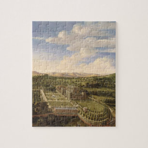 Wollaton Hall und Park, Nottingham, 1697 (Öl auf c Puzzle