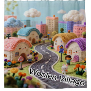 Wolldorf  duschvorhang
