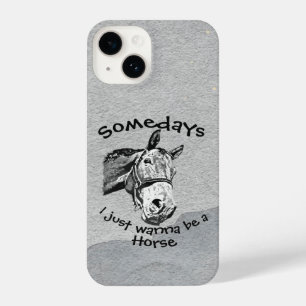 Wollen Sie einfach ein Pferdeschuss sein? iPhone 14 Hülle