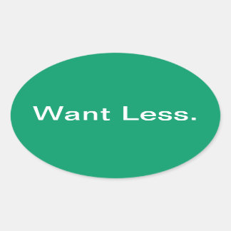 Wollen Sie kleiner Ovaler Aufkleber