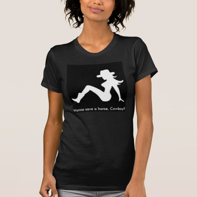 Wollen Sie, um ein Pferd, Cowboy zu retten? T-Shirt (Vorderseite)