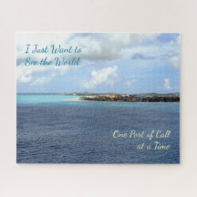 Wollen Sie, um Häfen des Weltkreuzens zu sehen