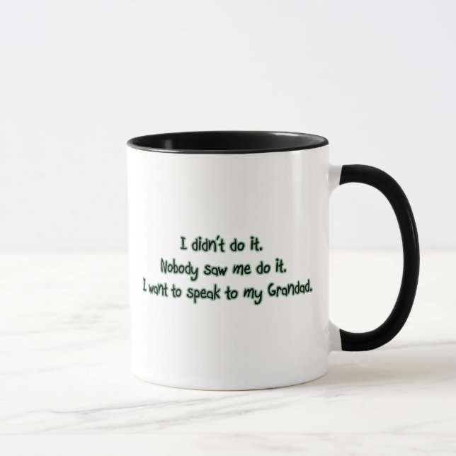 Wollen Sie, um mit Grandad zu sprechen Tasse (Rechts)