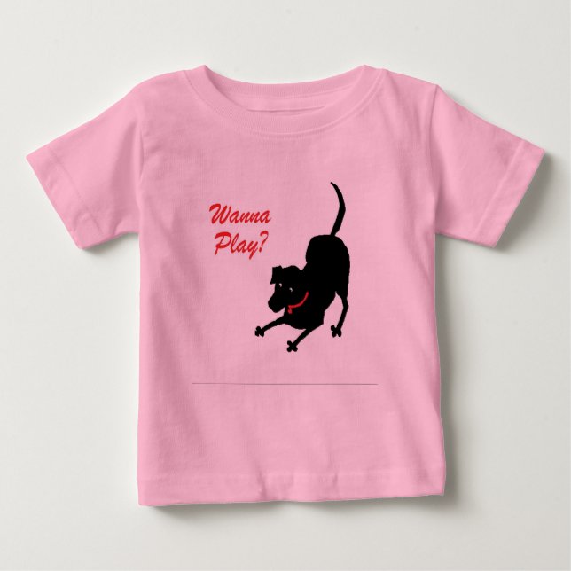 Wollen Sie, um Shirt zu spielen (Vorderseite)